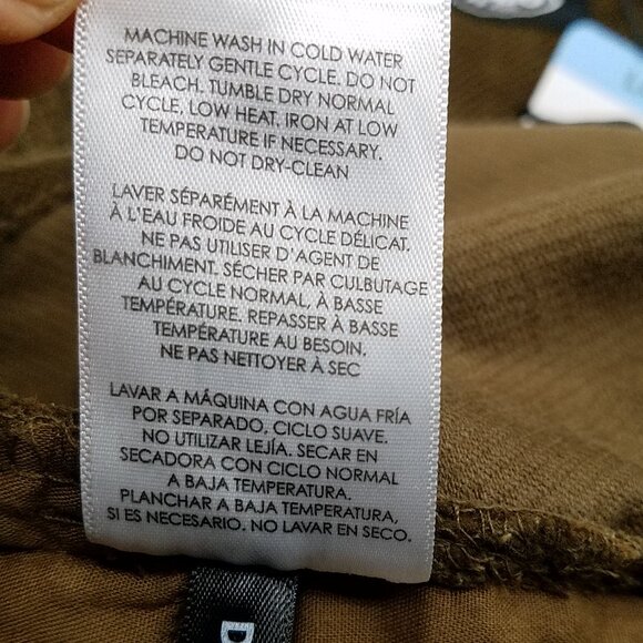 Buffalo Jeans Men’s Corduroy Shirt Jacket Size Large –Taupe Snap Front Overshirt - Picture 14 of 16